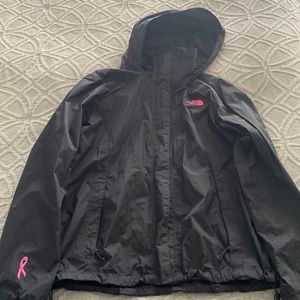North Face rain coat